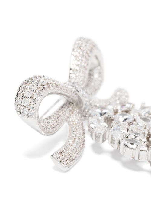 Orecchini Crystal Bow Pearl SELF PORTRAIT | PF25601ESILVER